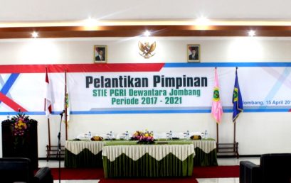 PERESMIAN GEDUNG BARU DAN PELANTIKAN PIMPINAN STIE PGRI DEWANTARA JOMBANG PERIODE 2017-2021