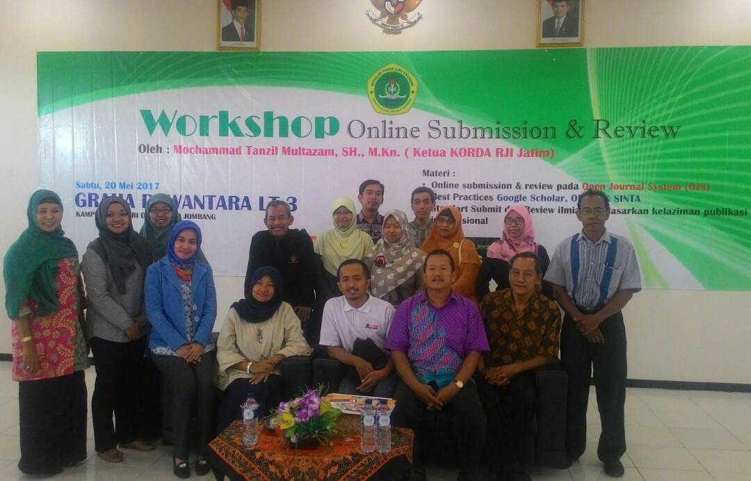 WORKSHOP ONLINE SUBMISSION AND REVIEW STIE PGRI DEWANTARA JOMBANG
