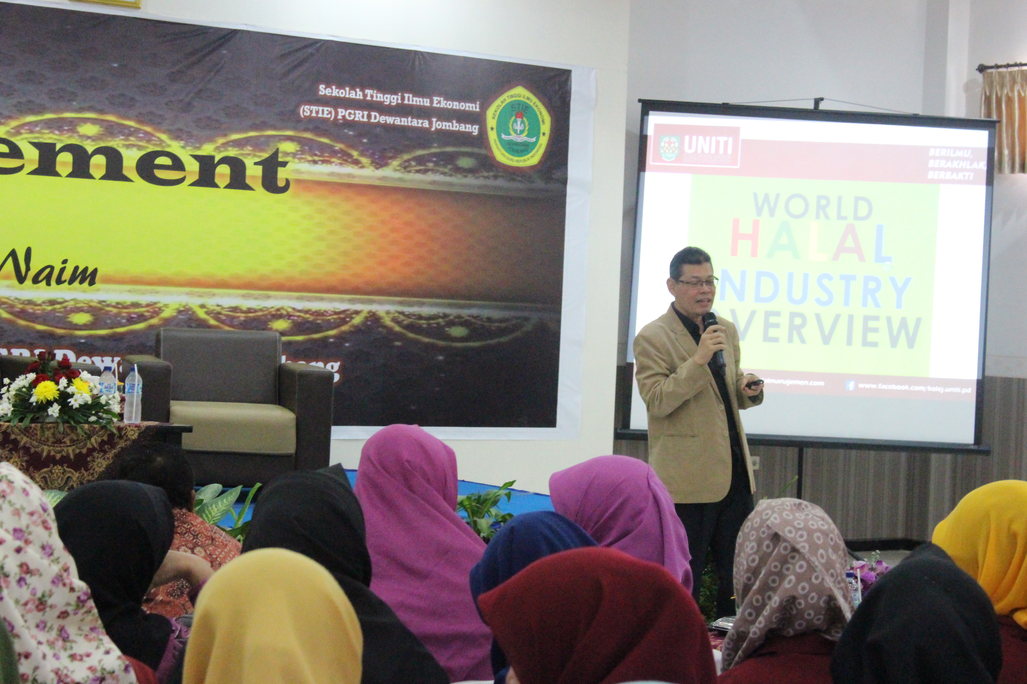 GUEST LECTURE  “ HALAL MANAGEMENT ” BY HJ. RAMLAN BIN HJ NAIM, MBA