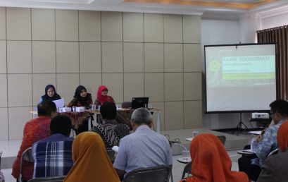 RAPAT KOORDINASI AWAL PERKULIAHAN SEMESTER GASAL TAHUN AKADEMIK 2017/2018