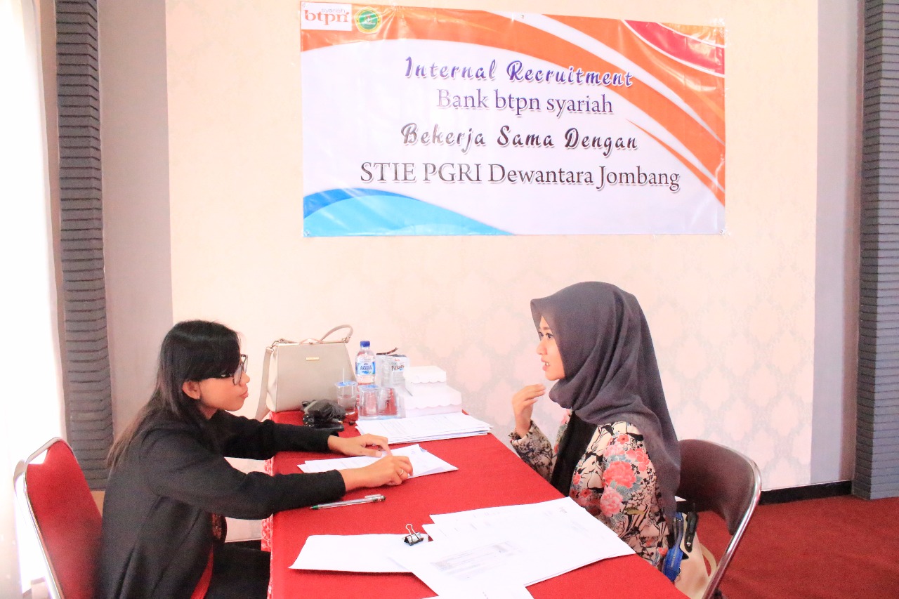 Internal Recruitment BTPN Syariah di STIE PGRI Dewantara Jombang