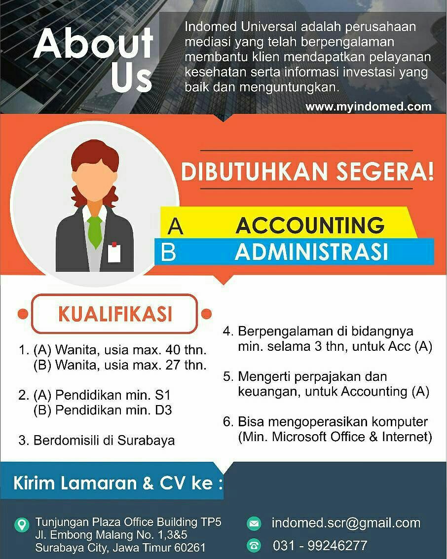 Lowongan Kerja Indomed Universal