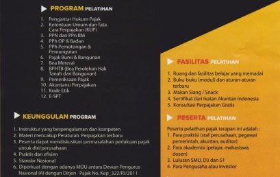 Pelatihan Pajak Terapan Brevet A&B Terpadu