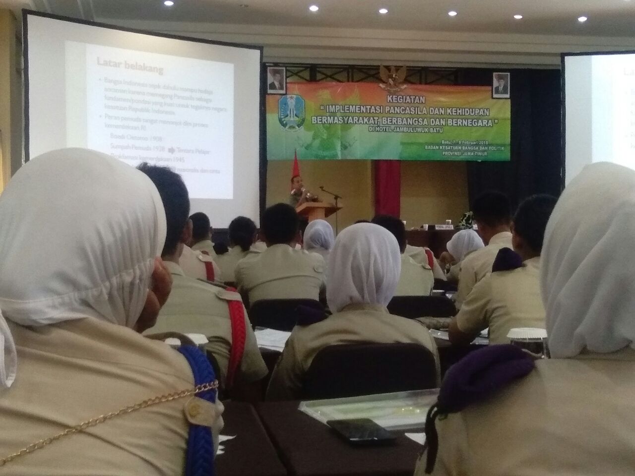 MENWA STIE PGRI DEWANTARA MENGIKUTI PELATIHAN “IMPLEMENTASI PANCASILA DAN KEHIDUPAN BERMASYARAKAT, BERBANGSA DAN BERNEGARA” DI HOTEL JAMBULUWUK BATU MALANG