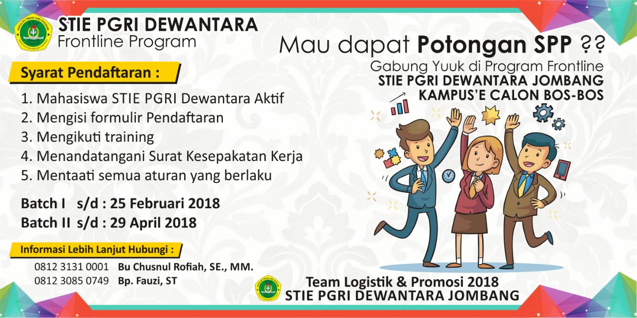Program Frontline STIE PGRI Dewantara Jombang