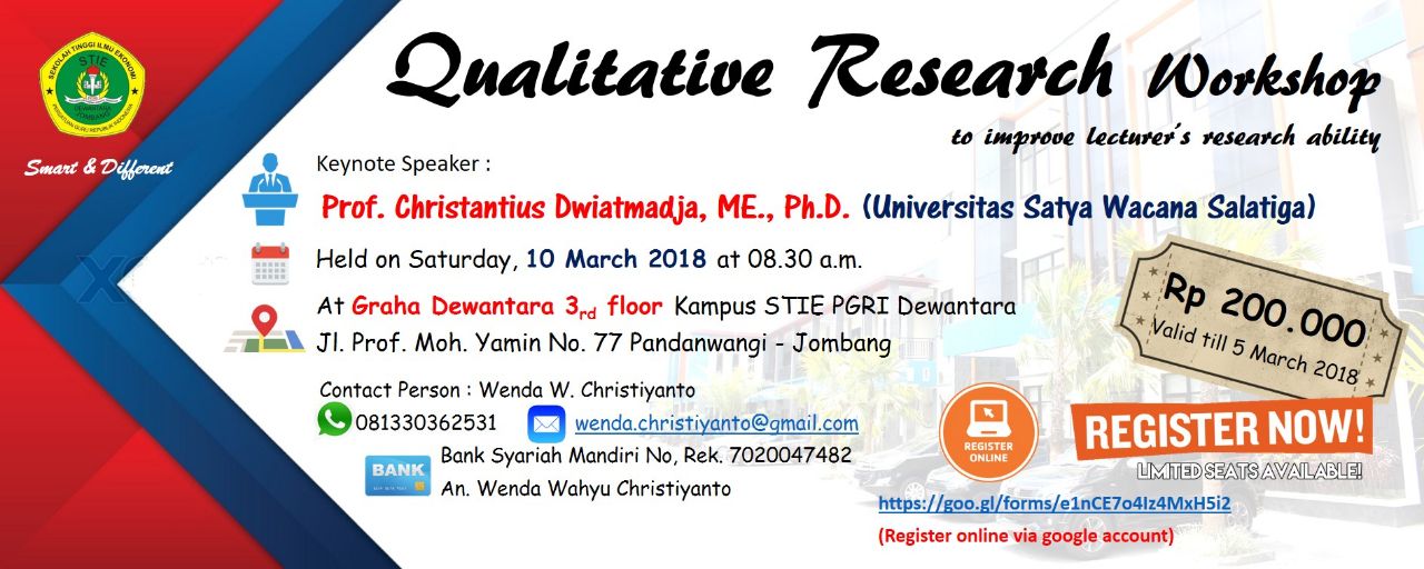QUALITATIVE RESEARCH WORKSHOP