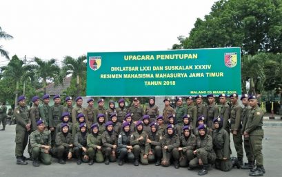 MENWA STIE PGRI DEWANTARA JOMBANG MENGIKUTI  DIKLAT MENWA KE-LXXI DAN SUSKALAK MENWA KE-XXXIV  DI DODIKJUR RINDAM V/BRAWIJAYA MALANG