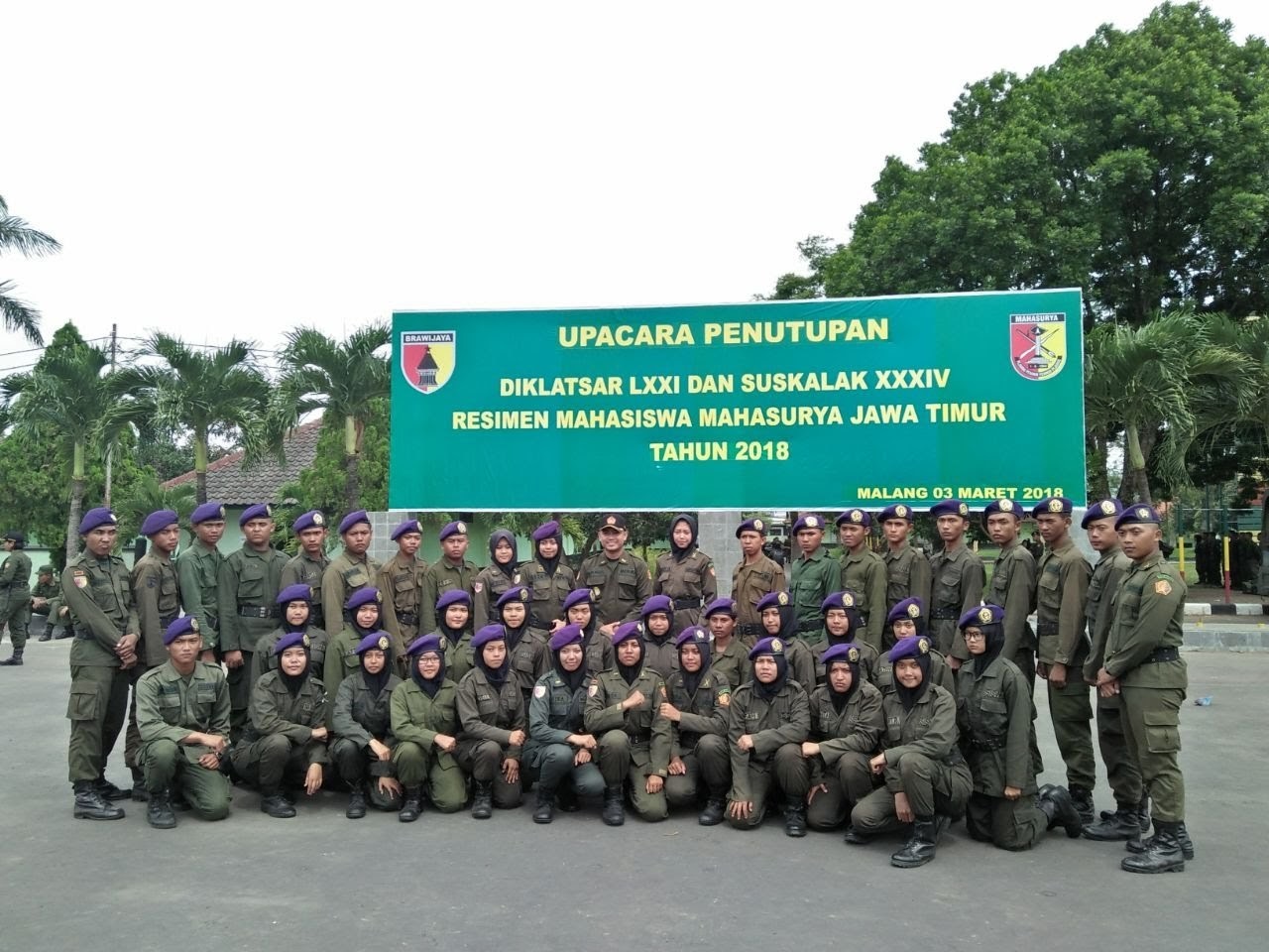 MENWA STIE PGRI DEWANTARA JOMBANG MENGIKUTI  DIKLAT MENWA KE-LXXI DAN SUSKALAK MENWA KE-XXXIV  DI DODIKJUR RINDAM V/BRAWIJAYA MALANG