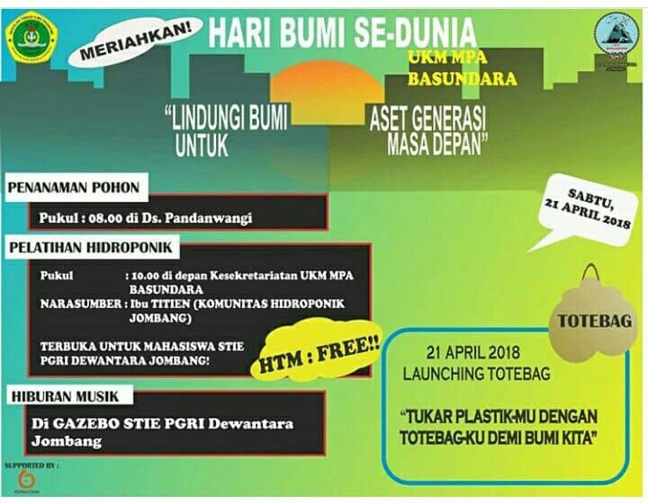 HARI BUMI SEDUNIA – UKM MPA BASUNDARA