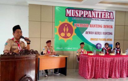 DKR Diwek bekerjasama dengan UKM Pramuka STIE PGRI Dewantara Jombang Sukses Menggelar MUSPPANITERA