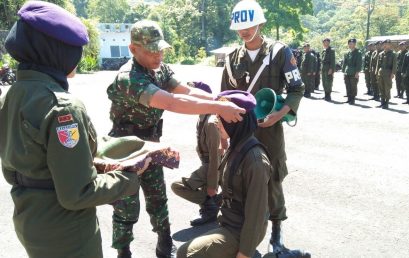 MENWA STIE PGRI DEWANTARA JOMBANG MENGIKUTI RAID BARET  GABUNGAN RESIMEN MAHASISWA KORWIL V