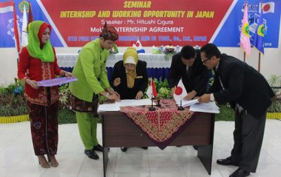 STIE PGRI DEWANTARA JOMBANG GO INTERNASIONAL  DENGAN MENJALIN KERJASAMA DENGAN  IC-TECH CO. LTD. JAPAN