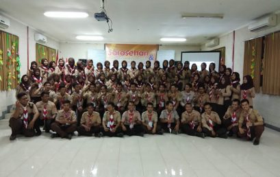 UKM PRAMUKA STIE PGRI DEWANTARA JOMBANG IKUTI SARASEHAN DAN PEMILIHAN KETUA UMUM RACANA PGRI JAWA TIMUR