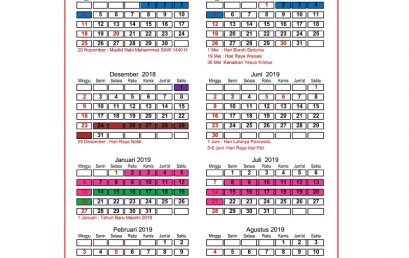 Kalender Akademik 2018 – 2019