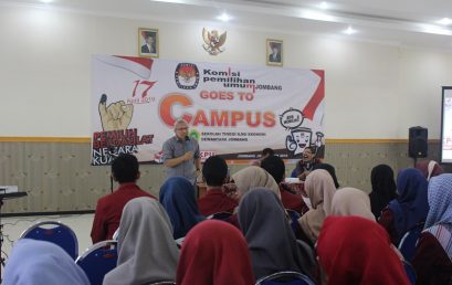 SUKSESKAN PEMILU, KPU GOES TO CAMPUS STIE PGRI DEWANTARA JOMBANG