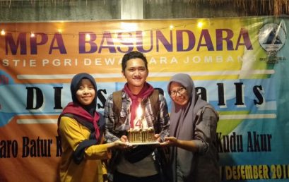 MPA BASUNDARA STIE PGRI DEWANTARA JOMBANG  SUKSES MERAYAKAN DIES NATALIES KE-4
