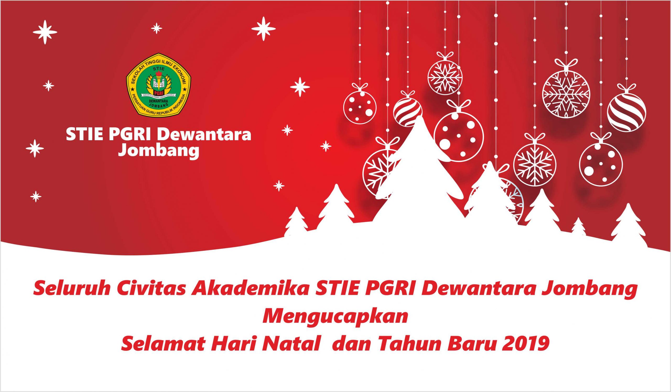 Selamat Natal Dan Tahun Baru 2019