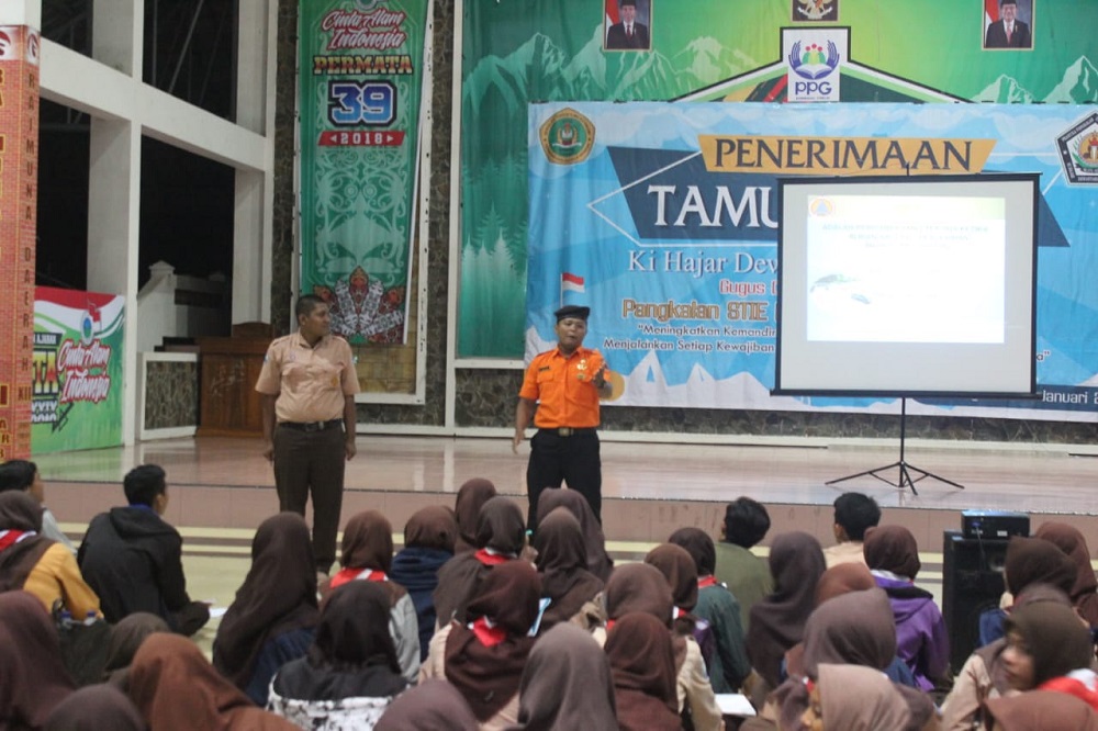 UKM PRAMUKA STIE PGRI DEWANTARA JOMBANG SUKSES MENGADAKAN PENERIMAAN TAMU RACANA TAHUN 2019