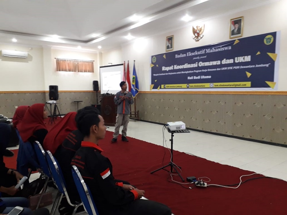 RAPAT KOORDINASI (RAKOR) ORMAWA DAN UKM TAHUN 2019 SUKSES DIGELAR