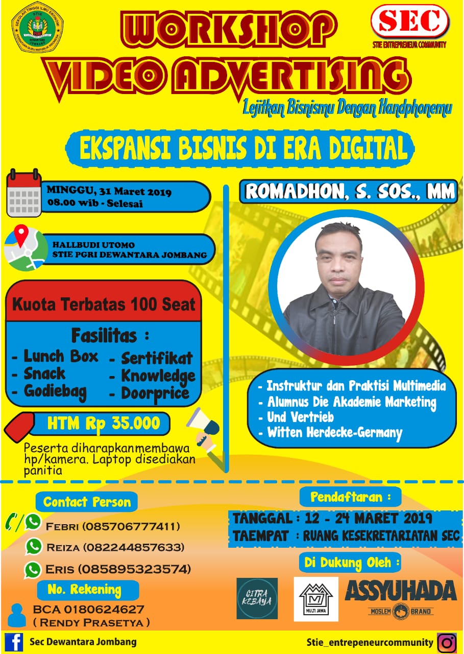 WORKSHOP VIDEO ADVERTISING