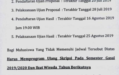PENGUMUMAN MAHASISWA