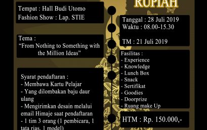 LOMBA DESAIN BAJU DAN FASHION SHOW