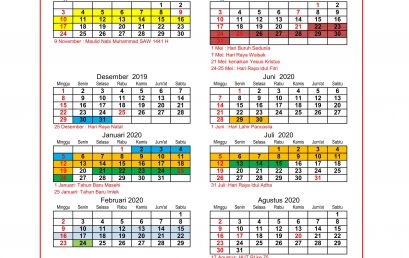 Kalender Akademik 2019 – 2020