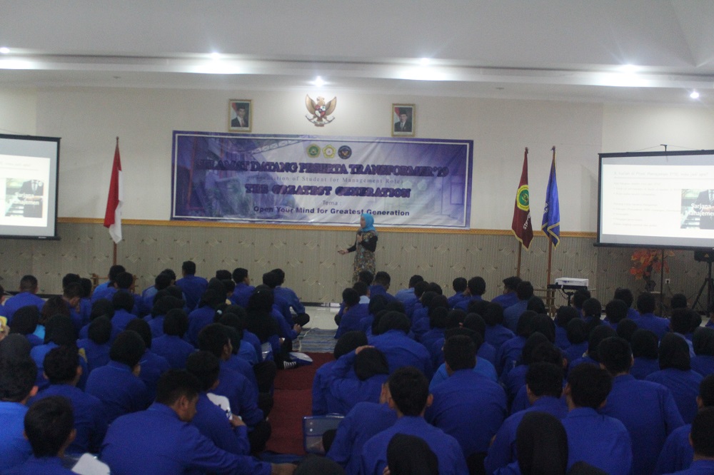 HIMPUNAN MAHASISWA MANAJEMEN (HIMAJE)  SUKSES GELAR OSPEK PROGRAM STUDI MANAJEMEN TAHUN AKADEMIK 2019-2020
