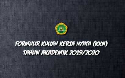 FORMULIR KULIAH KERJA NYATA (KKN) 2019