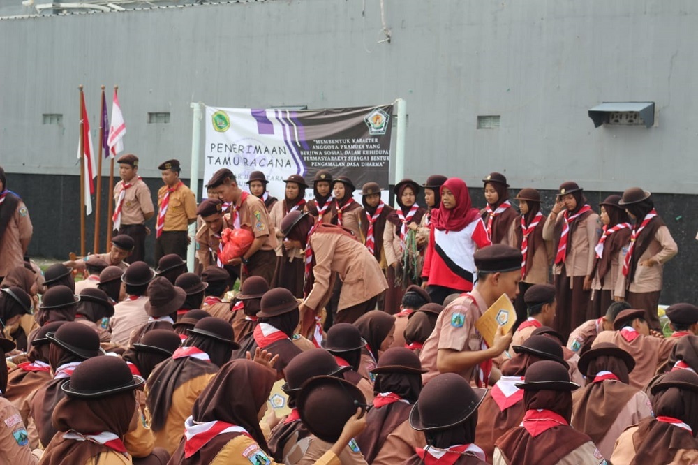 UKM PRAMUKA RACANA KI HAJAR DEWANTARA SUKSES MENGADAKAN  PENERIMAAN TAMU RACANA (PTR) 2019