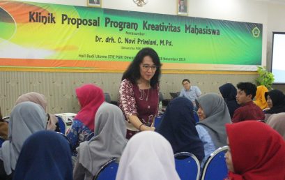 STIE PGRI DEWANTARA JOMBANG ADAKAN WORKSHOP KLINIK PROPOSAL PROGRAM KREATIVITAS MAHASISWA TAHUN 2019