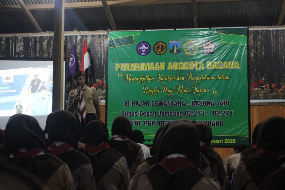 UKM PRAMUKA RACANA KI HAJAR DEWANTARA SUKSES ADAKAN PENERIMAAN ANGGOTA RACANA (PAR)