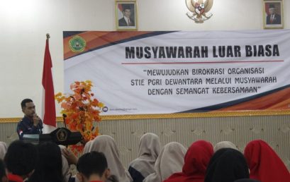 DEWAN PERWAKILAN MAHASISWA (DPM) STIE PGRI DEWANTARA JOMBANG LAKSANAKAN MUSYAWARAH LUAR BIASA