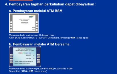 TATA CARA PEMBAYARAN UANG PERKULIAHAN SECARA ONLINE