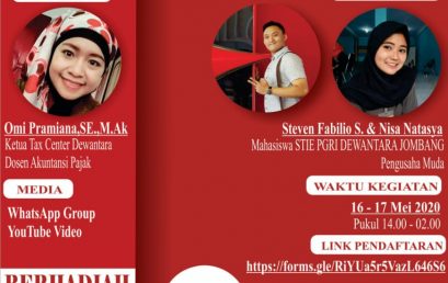 Diskusi Online ” KEBIJAKAN PEMERINTAH TENTANG PAJAK UMKM DI MASA PANDEMI COVID-19 “