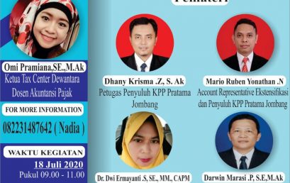 WEB SEMINAR MEKANISME PENYUSUNAN,PERHITUNGAN DAN PELAPORAN PAJAK UMKM