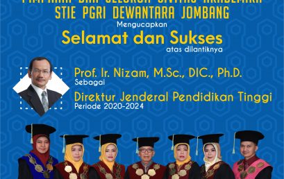 SELAMAT DAN SUKSES ATAS DILANTIKNYA PROF. IR. NIZAM, M.SC., DIC., PH.D.