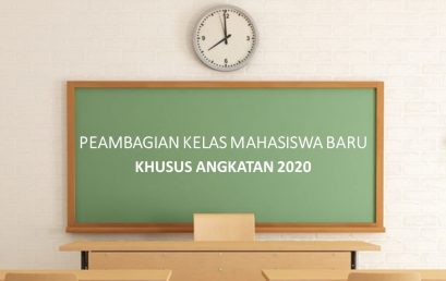 PEMBAGIAN KELAS MAHASISWA BARU