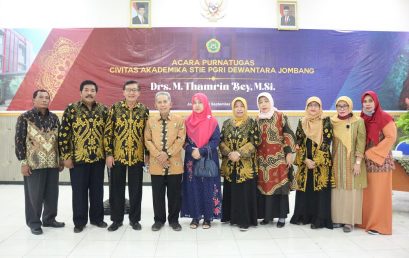 HARAPKAN MENGABDI DI MASYARAKAT, PELEPASAN PURNATUGAS BAPAK DRS. MOH. THAMRIN BEY, M.SI STIE PGRI DEWANTARA JOMBANG