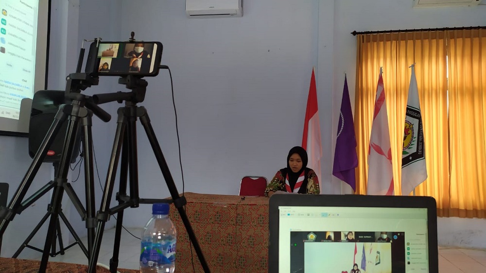 SECARA VIRTUAL, UKM PRAMUKA GELAR  DIKLAT KEPENGURUSAN TAHUN 2020