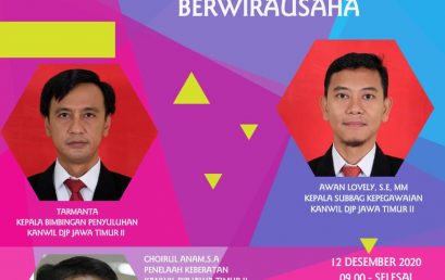 TAX CENTER STIE PGRI DEWANTARA JOMBANG PROUDLY PRESENT WEBINAR : “UU CIPTA KERJA DALAM KLASTER KEMUDAHAN BERWIRAUSAHA”