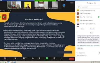 DEWAN PERWAKILAN MAHASISWA (DPM) STIE PGRI DEWANTARA JOMBANG SUKSES GELAR  MUSYAWARAH MAHASISWA SECARA DARING