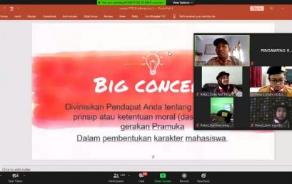 UKM PRAMUKA STIE PGRI DEWANTARA JOMBANG SUKSES ADAKAN  PENERIMAAN TAMU RACANA SECARA VIRTUAL